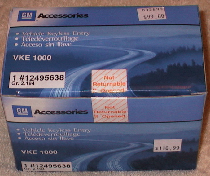 The box for the VKE 1000