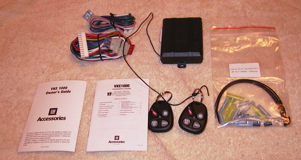 Contents of the VKE 1000 box