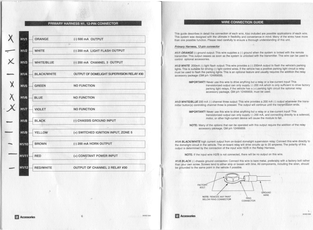 Factory install manual, pages 12–13