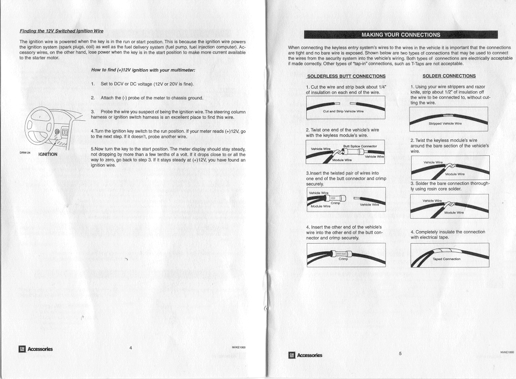 Factory install manual, pages 6–7